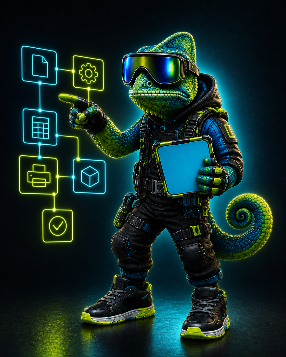 Print Laser Pro feature access and updates scene